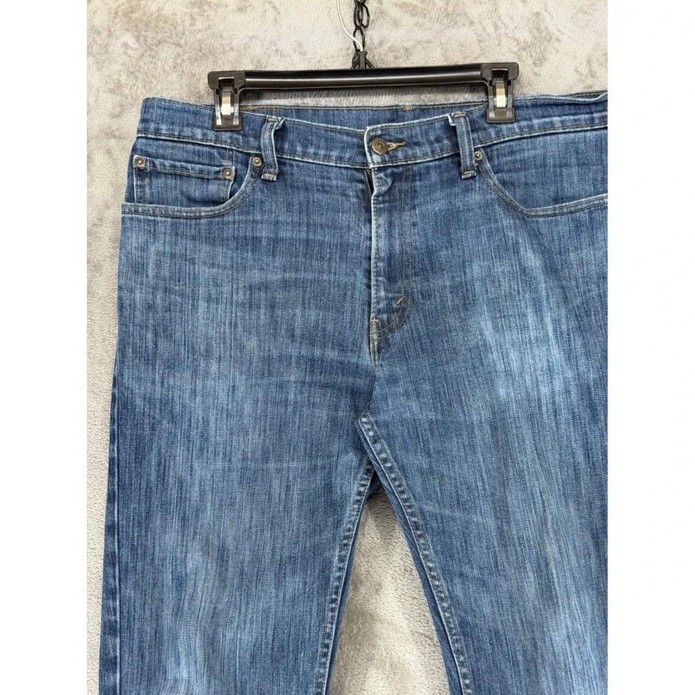 Levis 511 Slim Fit Jeans Mens 36x32 Blue Medium Wash Stretch Denim 04511-1150